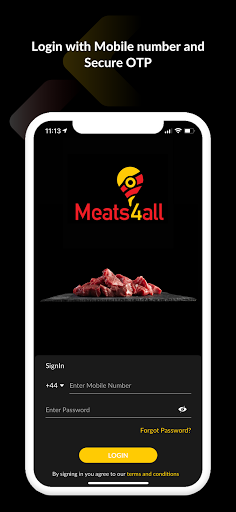 Android application Meats4All Delivery screenshort