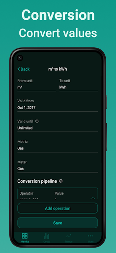 Screenshot of Meterable - Meter readings app