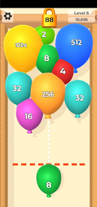 Balloons Merge 2048