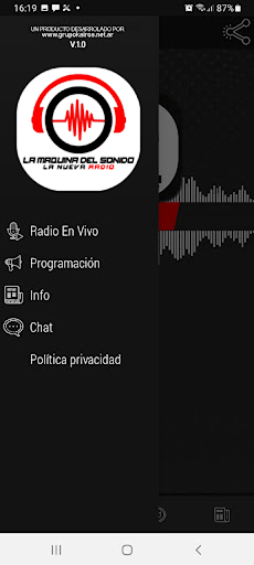 Radio La Maquina Del Sonido Screen 2