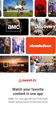 Screenshot of SWEET.TV - TV and movies