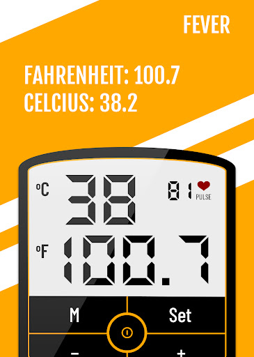 Body Thermometer Fever Tracker Screen 2