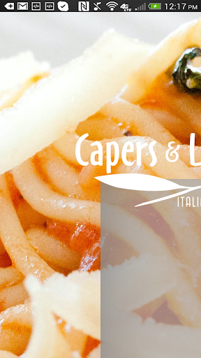 Android application Capers & Lemons Restaurant screenshort