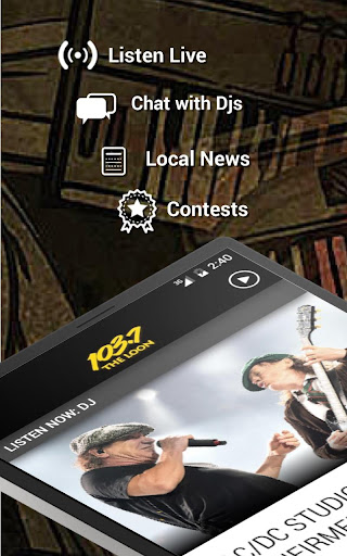 Screenshot of 103.7 THE LOON (KLZZ)