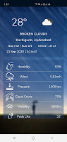 screenshot of GPS Speedometer, Live Weather