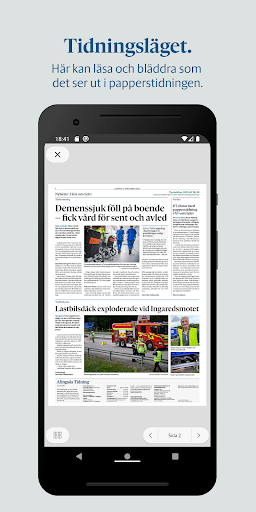 Alingsås Tidning e-tidning Screen 3