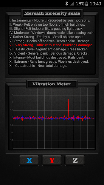 Captura 3 Vibration Meter android