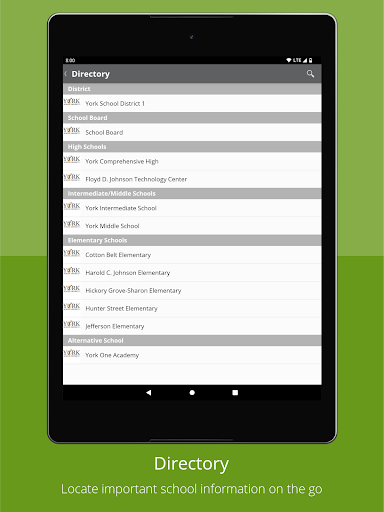 York School District 1 Screen 2