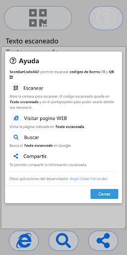 ScanBarCodeAGF Screen 2
