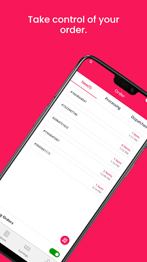 Quicko Vendor Screen 3