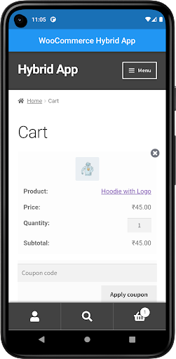 Mobikul WooCommerce Hybrid App Screen 3