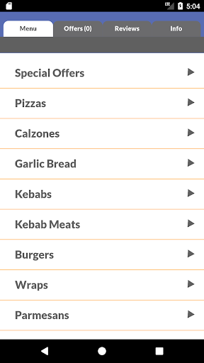 AFC Pizza Screen 2