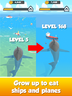 Idle Shark World: Hungry Monster Evolution Game 4.0 screenshots 20