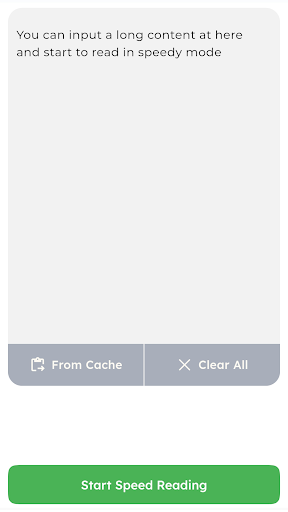 Speedy Reader Screen 3