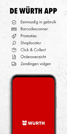 Android application Würth screenshort
