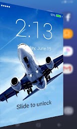 Airplane Lock Screen Wallpaper Pro