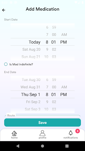 BaC - Care Provider Screen 3
