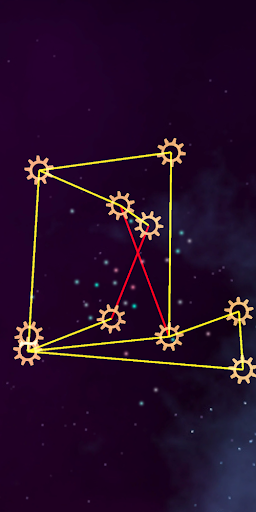 Untangle puzzle astromechanica Screen 2