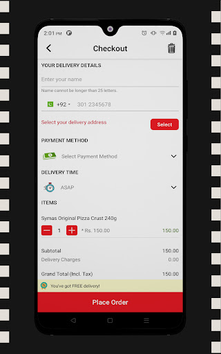 Android application Downtown Online screenshort
