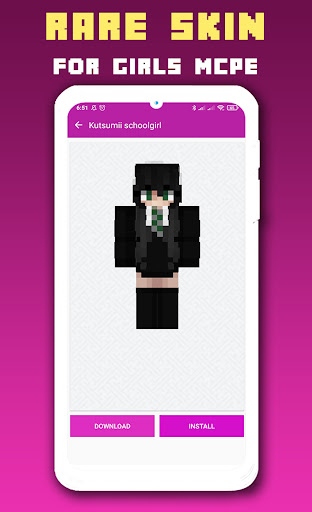 Skins School Girls for MCPE