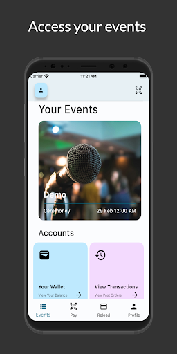 Android application Ceremoney screenshort