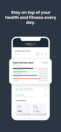 Essential Piece Fitness Screen 2