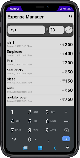 Wallet Manager & Track Expense Screen 2