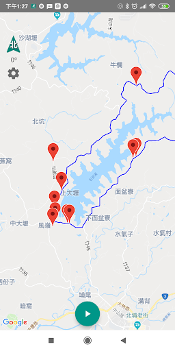 Android application Biking Navi screenshort