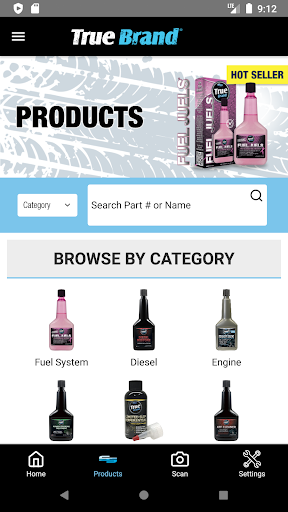 True Brand Products Screen 2