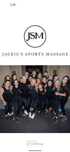 Android application Jackie's Sports Massage screenshort