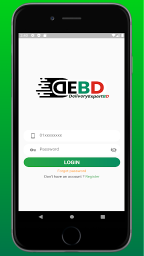 Android application Delivery Expert BD screenshort