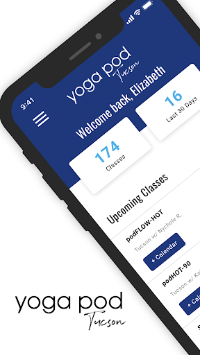 Android application YogaPod Tucson screenshort