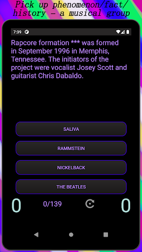 Music band facts Screen 3