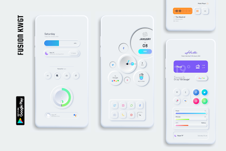FusiOn for KWGT لقطة شاشة