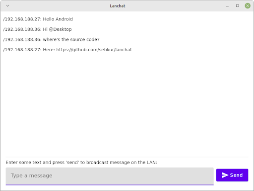 LanChat Screen 3