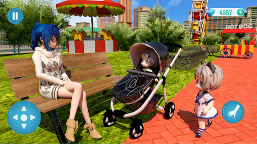 Anime Mother Twin Babies Life androidhappy screenshots 2