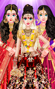 Indian Bride Makeup Dress Game apktram screenshots 5