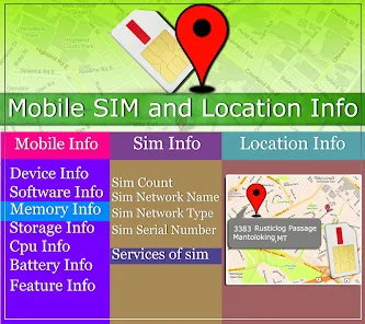 Sim online location tracker