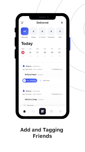 Android application Web Source Package Tracker screenshort