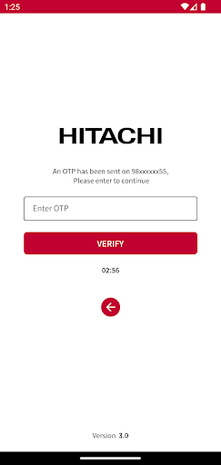 Hitachi India Customer Care Screen 2