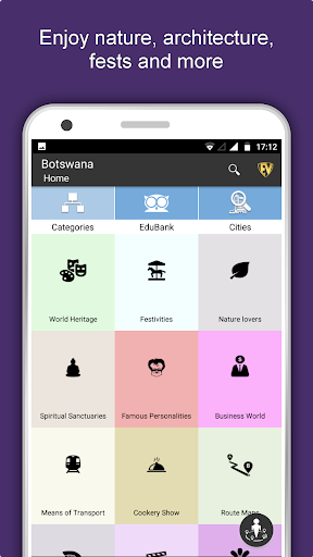 Android application Botswana Travel & Explore, Off screenshort