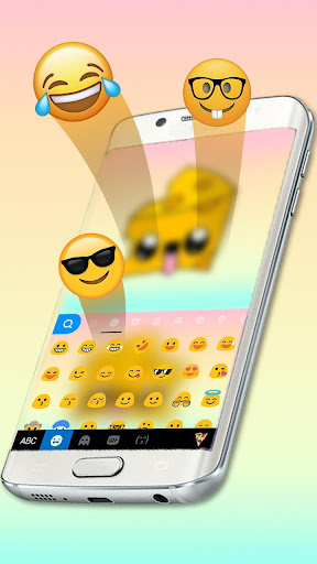 Cute Cheese Cake Keyboard Them Screen 3