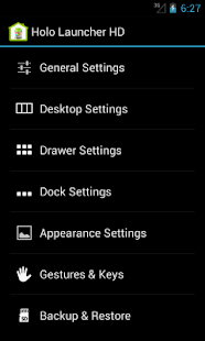 Holo Launcher for ICS Schermata