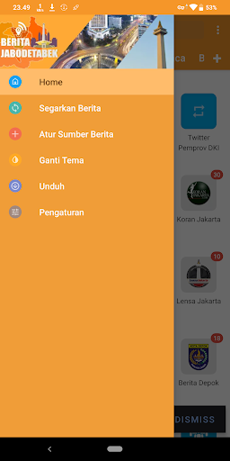 Android application Berita Jabodetabek : Berita Ja screenshort