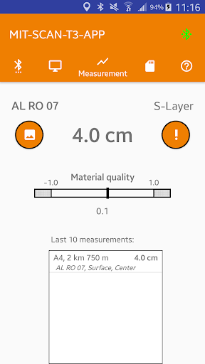 Android application MIT-SCAN-T3-APP screenshort