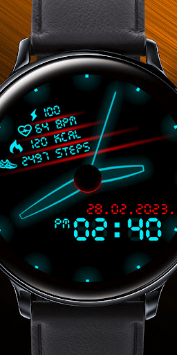 Android application Neon clock screenshort