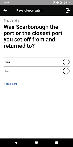 Record Your Catch Screen 2