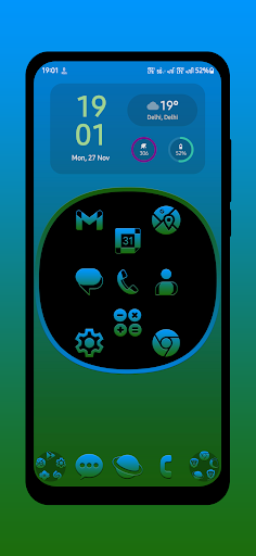 Android application Green Earth Icon Pack screenshort