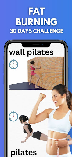 Wall Pilates workout at home screenshot