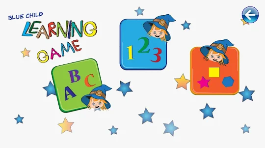 Kids Learning Game -Blue Child
